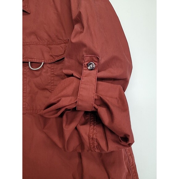 Columbia Shirt Mens‎ Size XLT Red Fishing Long Sleeve Button Up Vented Roll Tab - Picture 6 of 10